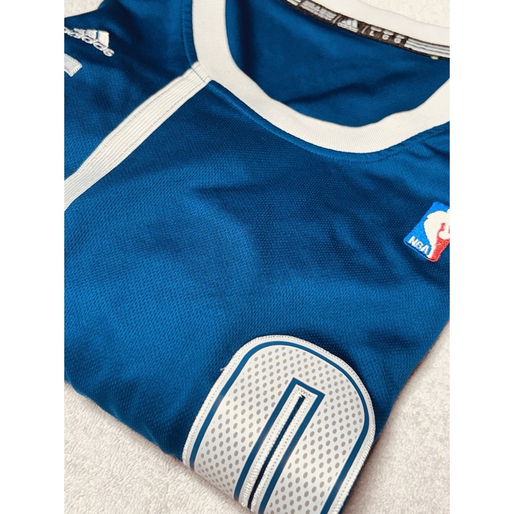Adidas NBA Russell Westbrook OKC Thunder Alternate Navy Swingman Jersey L MINT